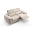 Stoffsofa kleine Couch Garnitur VENOSA - beige