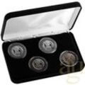 4x 1/2 Unze Afrika Ghana Alien Silbermünzen 2022 - Four Coin Set