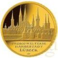 1/2 Unze Goldmünze - 100 Euro Lübeck 2007 (J)