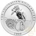 1 Kilogramm Silbermünze Australien Kookaburra 2008