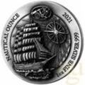 1 Unze Silbermünze Ruanda Nautical Serie - 100 Jahre Sedov 2021 - High Relief