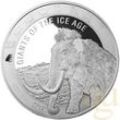 1 Kilogramm Silbermünze Giganten der Eiszeit - Wollmammut 2019