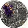 2 Unzen Silbermünze Tuvalu - The Phantom 2023 Antik Finish coloriert