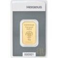 10 Gramm Goldbarren Heraeus