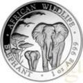 1 Unze Silbermünze Somalia Elefant 2015
