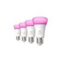 Philips Hue White & Color Ambiance E27 Viererpack 800lm - weiß