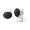 Google Nest Cam (mit Akku) + Google Nest Cam (Indoor mit Kabel)