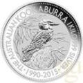 1 Kilogramm Silbermünze Australien Kookaburra 2015