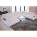XXL Wohnlandschaft Concept Sofa in Leder