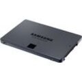 Samsung 870 QVO interne SSD (4 TB) 2,5" 560 MB/S Lesegeschwindigkeit, 530 MB/S Schreibgeschwindigkeit, grau