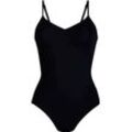 ROSA FAIA Perfect Suit Badeanzug, V-Ausschnitt, figurformend, für Damen, schwarz, 42/A