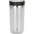 stelton Thermobecher "To-Go Click", 400 ml, silber