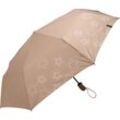 ESPRIT Regenschirm, Sternen-Print, für Damen, beige, OneSize
