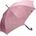 ESPRIT Regenschirm, Sternen-Print, für Damen, rosa, OneSize