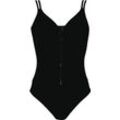SUNFLAIR® Badeanzug, verstellbar, uni, für Damen, schwarz, 38C