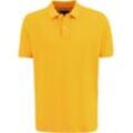 FYNCH-HATTON® Poloshirt, Straight, Stickerei, für Herren, gelb, L