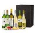 Festtags-Kiste mit edlen Weißweinen im Präsent-Karton
