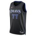 Luka Doncic Dallas Mavericks City Edition Nike Dri-FIT NBA Swingman Trikot für Herren 2023/24 - Schwarz