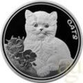 5 Unzen Silbermünze Fiji Cats 2023 - prooflike