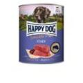 6 x 800g Dose Happy Dog Italy Büffel Pur getreidefrei 100% tierisches Protein