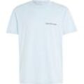 Calvin Klein Jeans T-Shirt, Baumwolle, Logo-Detail, für Herren, blau, XL