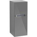 Villeroy & Boch Subway 2.0 Seitenschrank A7140RFP 35,4x85,7x37cm, links, Griff silbermatt, silbergrau, glossy grey