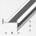 alfer Treppen-Abschluss-Profil 1 m, 40 x 30 x 3 mm Alu eloxiert silber