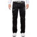 Kosmo Lupo 5-Pocket-Jeans Moderne Herren Hose BA-KM130-1 mit Kontrastnähten und Verzierungen