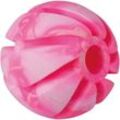 Hundespielball ( Pink ) Ø7cm, 3er Pack Spielball (100% tpe) Snackball, Zahnpflege, Hundespielzeug Wurfspielzeug, Spiralball für Hunde - Pink