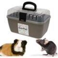 Garpet - Transportbox Kleintier Meerschweinchen Hamster Vogel Mäuse Nagetier Trage Box Reisebox Kleintiertransportbox Transportkiste