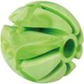 Hundespielball ( Grün ) Ø7cm, 1er Pack Spielball (100% tpe) Snackball, Zahnpflege, Hundespielzeug Wurfspielzeug, Spiralball für Hunde - Grün