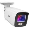 NC800 4K uhd PoE-Überwachungskameras, echte Nachtsicht, Bullet-IP-Audio-Überwachungskamera mit KI-Menschenerkennung - Annke