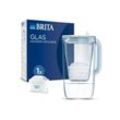 Brita Model ONE Glaswasserkanne white inkl. 1x Wasserfilter Maxtra Pro All-in-1