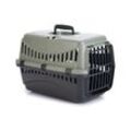 Beeztees Tiertransportbox Transportbox Gipsy Eco für Katzen grau-schwarz