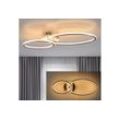 ZMH LED Deckenleuchte Deckenleuchte wohnzimmer in 2 Ring Design