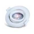 Led 10W cob Einbaustrahler 45° Grad Schwenkbar Ø120mm Rund Kaltweiß Spot Einbauleuchte 800 Lumen Deckenleuchte Weiß