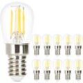 Nettlife LED-Leuchtmittel Glühbirne E14 Vintage ST25 2700K 4W Edison Energiesparlampe