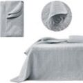 Room99 - Tagesdecke Steppdecke Decke Bettüberwurf Muster Leila Doppelseitig Elegantes Muster (Light Grey, 220 x 240 cm)