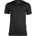 2er Pack T-Shirt Basic für Männer, Herren Shirt wahlweise mit Rundhals oder V-Ausschnitt im vorteilhaften Doppelpack, Oberteil in verschiedenen