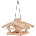 Spetebo - Holz Vogel Futter Haus zum hängen - Vogel Futterstelle Futterstation aufhängen