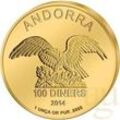 1/10 Unze Gold Andorra Eagle