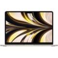 Apple MacBook Air 13" Notebook (34,46 cm/13,6 Zoll, Apple M2, 10-Core GPU, 1000 GB SSD, CTO), goldfarben