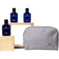 Graham Hill Pflege Cleansing & Vitalizing Travel Set Abbey Refreshing Body Wash 100 ml + Brickyard 500 Superfresh Shampoo 100 ml + Arnage Face & Beard Balm 100 ml