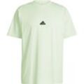 adidas T-Shirt, Logo-Detail, für Herren, grün, M