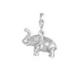 Nenalina Charm Anhänger Elefant Symbol Tier Reise 925 Silber (Farbe: Silber)