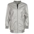 Blouson MAZE "42021248" Gr. L, silberfarben (silver) Damen Jacken Übergangsjacken