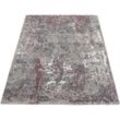 Läufer OCI DIE TEPPICHMARKE "JUWEL LIRAY" Teppiche Gr. B/L: 80 cm x 300 cm, 20 mm, 1 St., lila (beige, aubergine) Teppichläufer