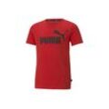 PUMA T-Shirt Essentials T-Shirt mit Logo Jungen, rot