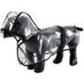 Love Story - Regenmantel mit Kapuze für Hunde, 30 cm, transparent
