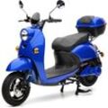 ECONELO E-Motorroller Seniorenmobil EMO, 1500 W, 45 km/h (1-tlg), blau